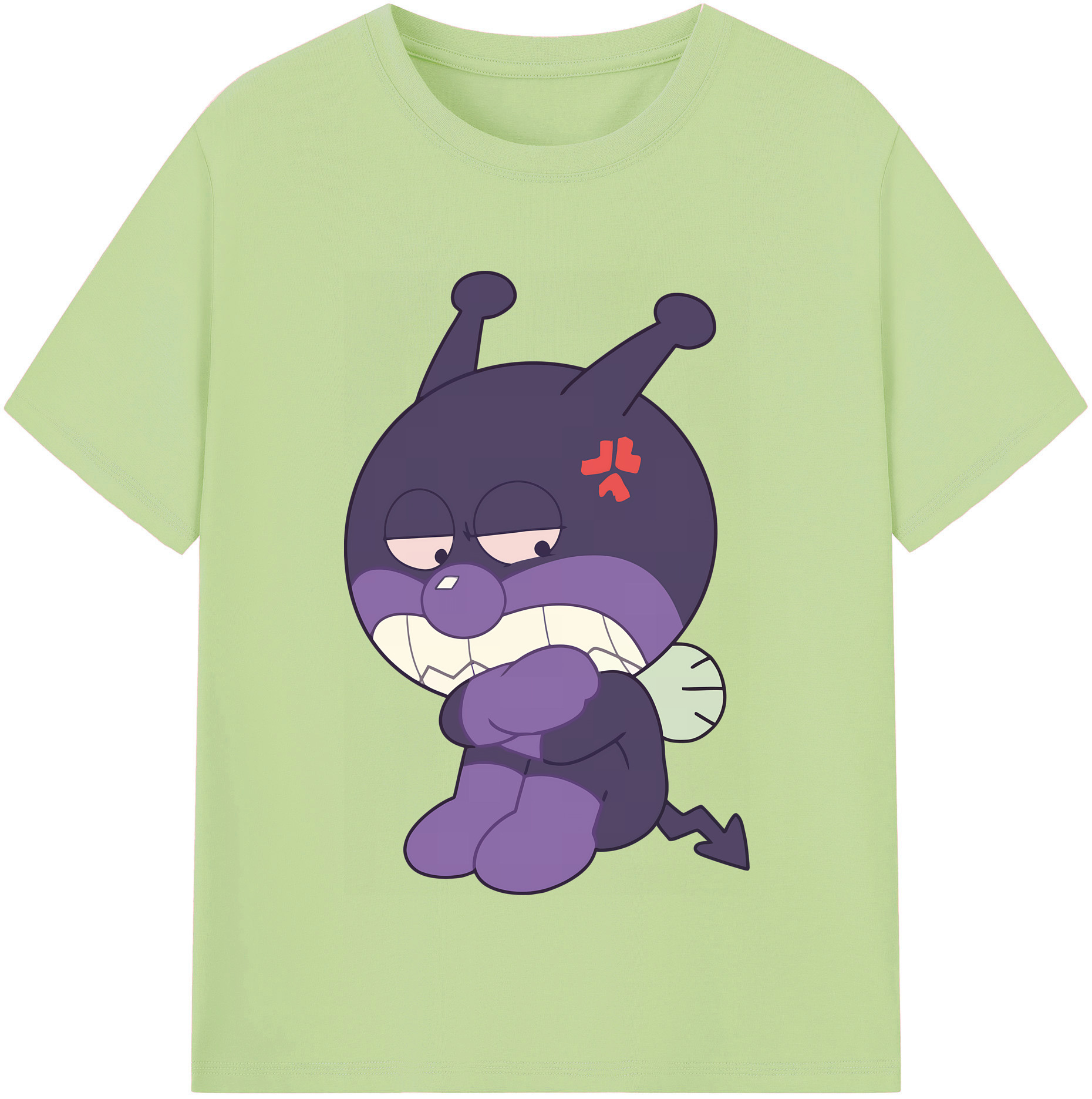 （画像用） アンパンマン Anpanman 綿100％半袖Tシャツ（フロントプリント）